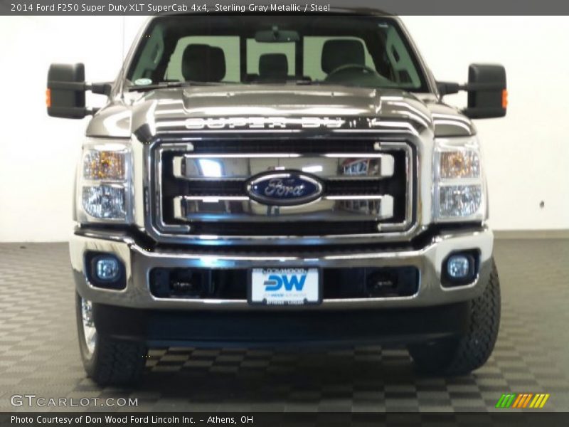 Sterling Gray Metallic / Steel 2014 Ford F250 Super Duty XLT SuperCab 4x4