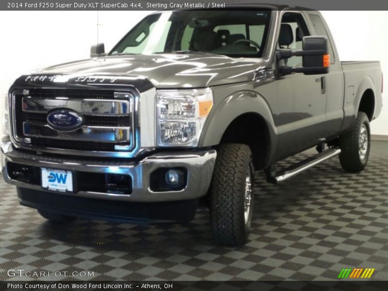 Sterling Gray Metallic / Steel 2014 Ford F250 Super Duty XLT SuperCab 4x4