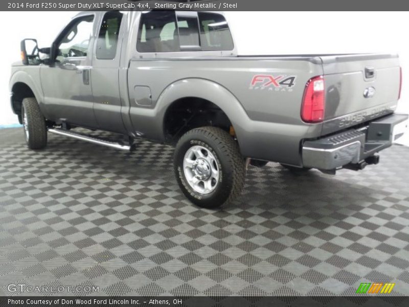 Sterling Gray Metallic / Steel 2014 Ford F250 Super Duty XLT SuperCab 4x4