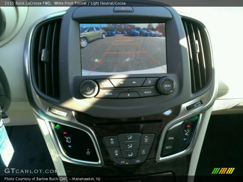 White Frost Tricoat / Light Neutral/Cocoa 2015 Buick LaCrosse FWD