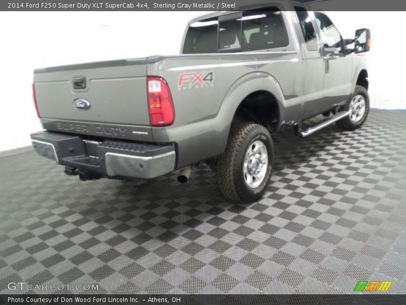 Sterling Gray Metallic / Steel 2014 Ford F250 Super Duty XLT SuperCab 4x4