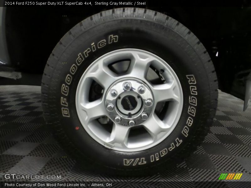 Sterling Gray Metallic / Steel 2014 Ford F250 Super Duty XLT SuperCab 4x4
