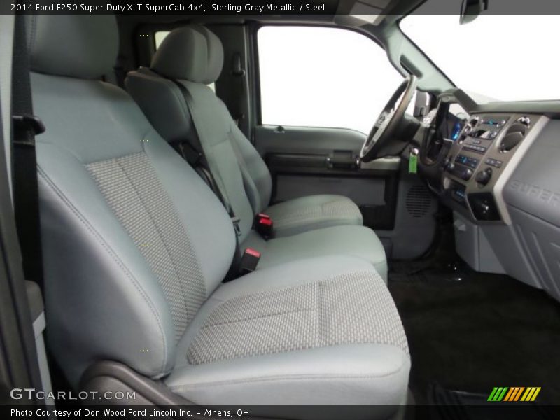 Sterling Gray Metallic / Steel 2014 Ford F250 Super Duty XLT SuperCab 4x4