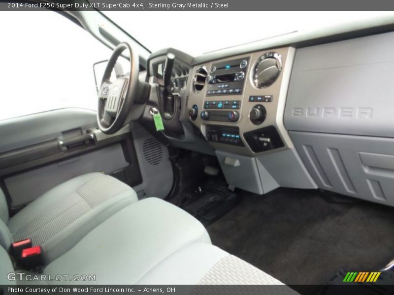 Sterling Gray Metallic / Steel 2014 Ford F250 Super Duty XLT SuperCab 4x4