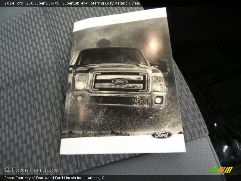 Sterling Gray Metallic / Steel 2014 Ford F250 Super Duty XLT SuperCab 4x4