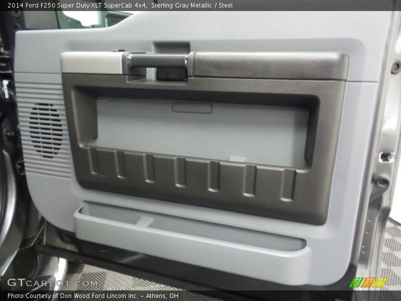 Sterling Gray Metallic / Steel 2014 Ford F250 Super Duty XLT SuperCab 4x4