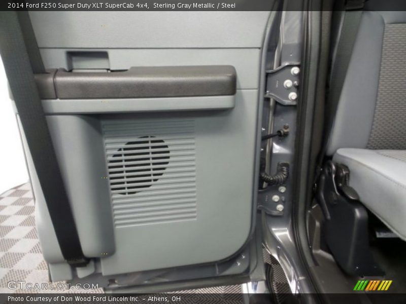 Sterling Gray Metallic / Steel 2014 Ford F250 Super Duty XLT SuperCab 4x4
