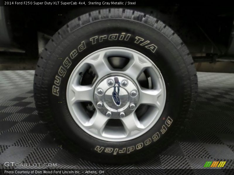 Sterling Gray Metallic / Steel 2014 Ford F250 Super Duty XLT SuperCab 4x4