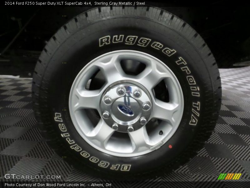 Sterling Gray Metallic / Steel 2014 Ford F250 Super Duty XLT SuperCab 4x4
