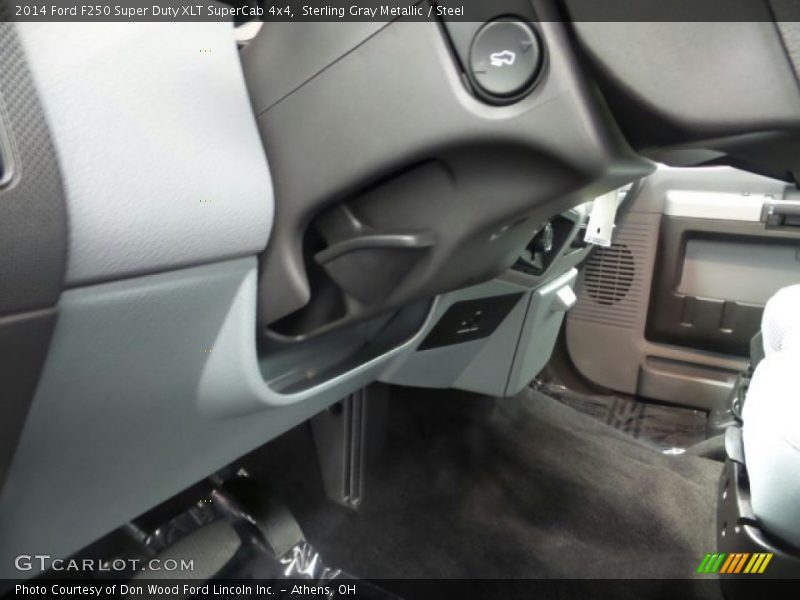 Sterling Gray Metallic / Steel 2014 Ford F250 Super Duty XLT SuperCab 4x4