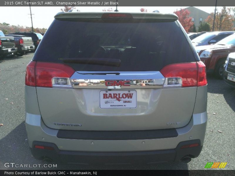 Champagne Silver Metallic / Jet Black 2015 GMC Terrain SLT AWD