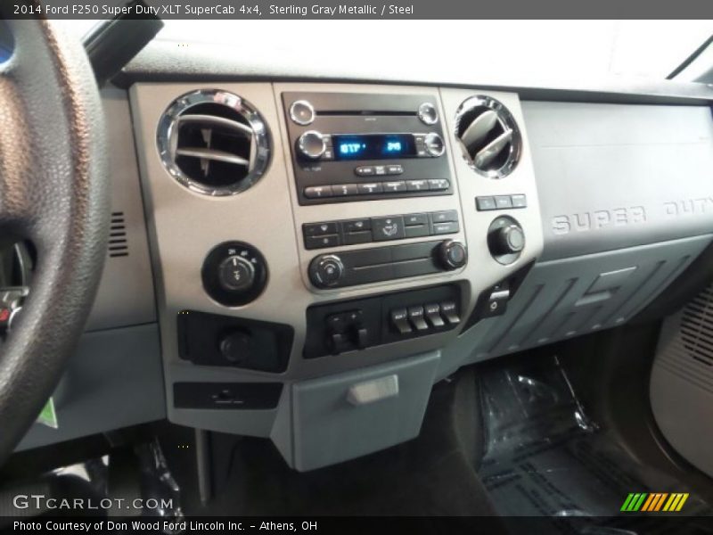 Sterling Gray Metallic / Steel 2014 Ford F250 Super Duty XLT SuperCab 4x4