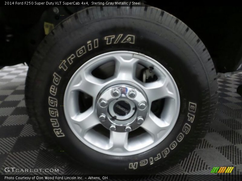 Sterling Gray Metallic / Steel 2014 Ford F250 Super Duty XLT SuperCab 4x4