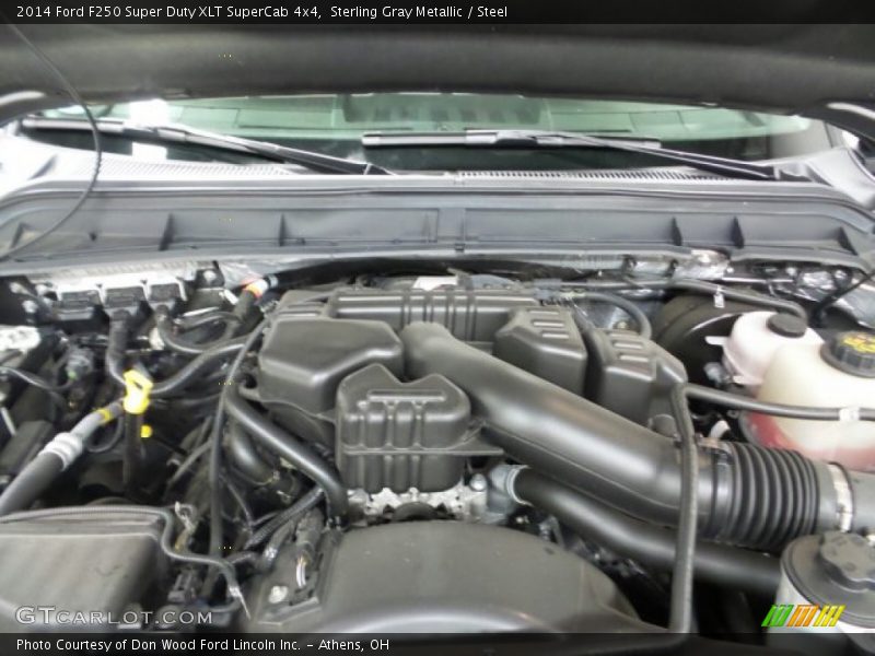 Sterling Gray Metallic / Steel 2014 Ford F250 Super Duty XLT SuperCab 4x4