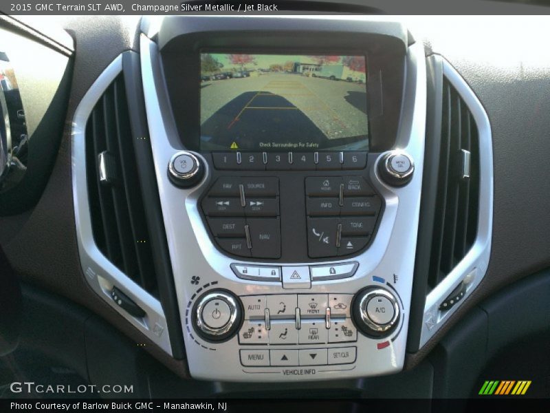 Champagne Silver Metallic / Jet Black 2015 GMC Terrain SLT AWD
