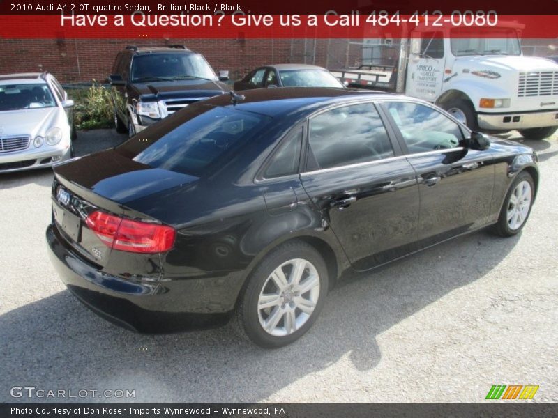 Brilliant Black / Black 2010 Audi A4 2.0T quattro Sedan