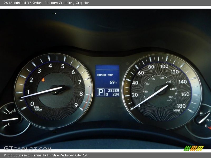 Platinum Graphite / Graphite 2012 Infiniti M 37 Sedan