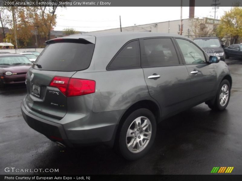 Sterling Gray Metallic / Ebony 2008 Acura MDX Technology