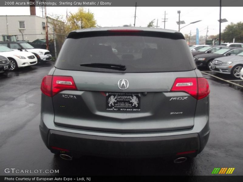 Sterling Gray Metallic / Ebony 2008 Acura MDX Technology