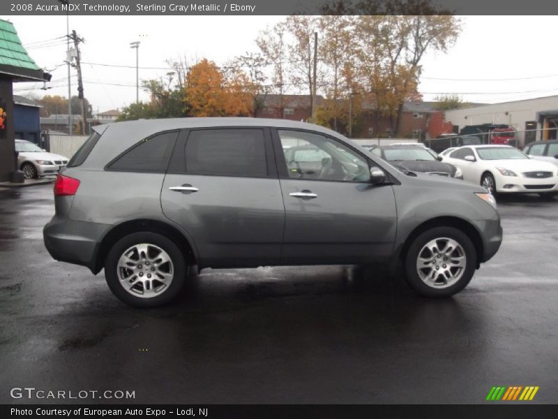 Sterling Gray Metallic / Ebony 2008 Acura MDX Technology