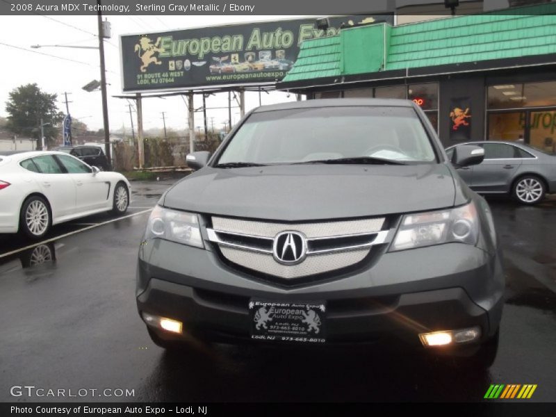 Sterling Gray Metallic / Ebony 2008 Acura MDX Technology