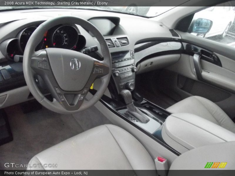 Sterling Gray Metallic / Ebony 2008 Acura MDX Technology