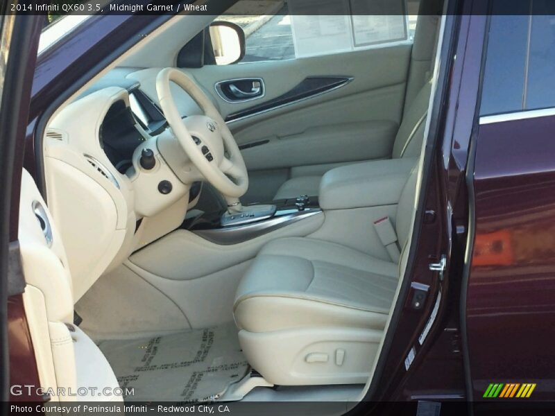 Midnight Garnet / Wheat 2014 Infiniti QX60 3.5