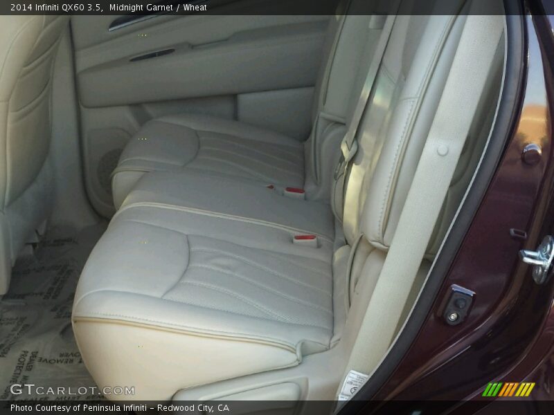 Midnight Garnet / Wheat 2014 Infiniti QX60 3.5