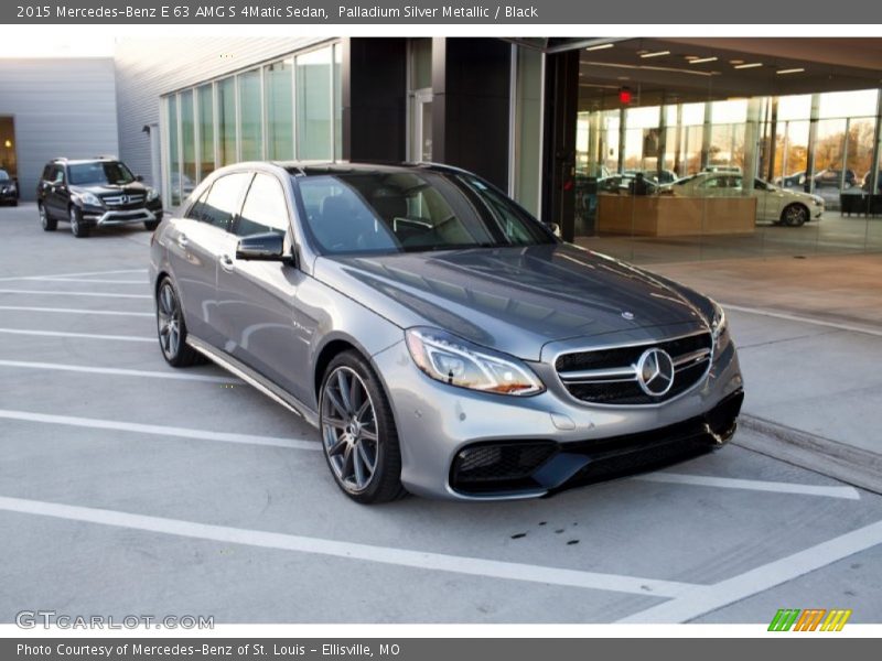 Palladium Silver Metallic / Black 2015 Mercedes-Benz E 63 AMG S 4Matic Sedan
