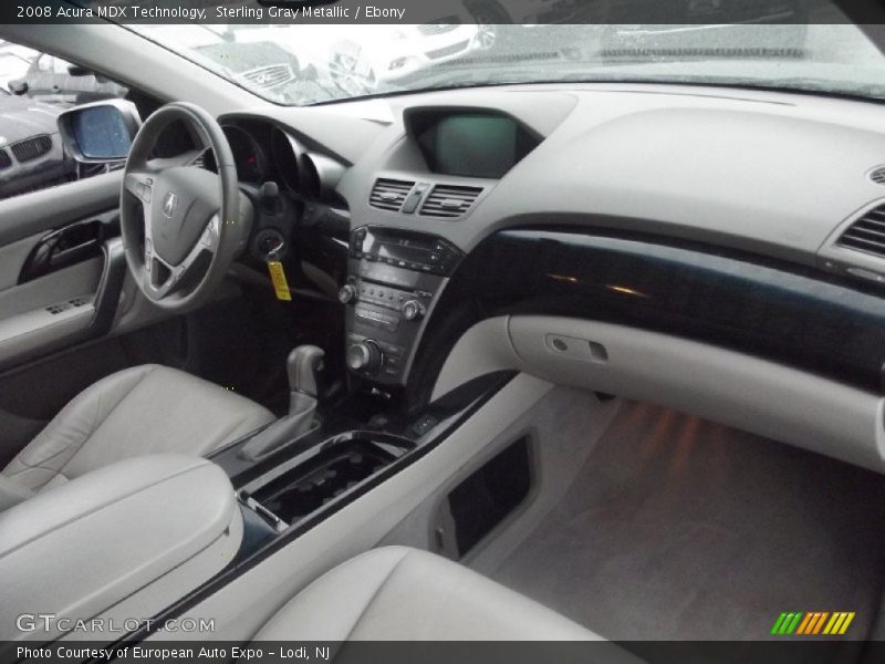 Sterling Gray Metallic / Ebony 2008 Acura MDX Technology