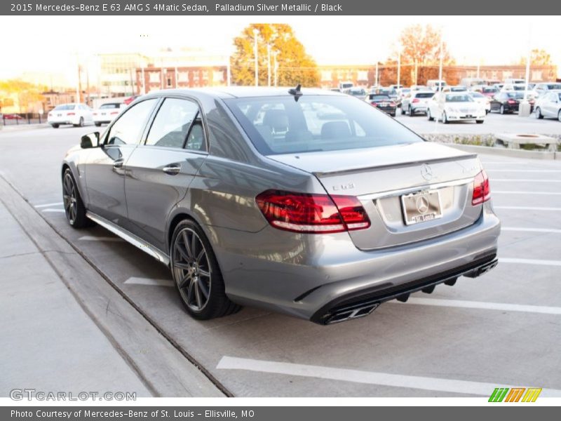 Palladium Silver Metallic / Black 2015 Mercedes-Benz E 63 AMG S 4Matic Sedan