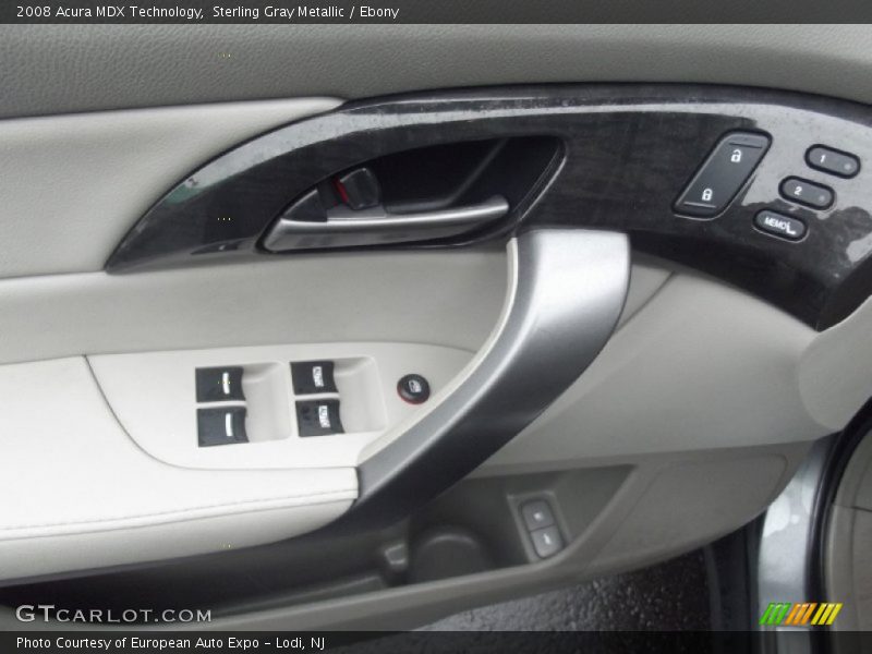 Sterling Gray Metallic / Ebony 2008 Acura MDX Technology