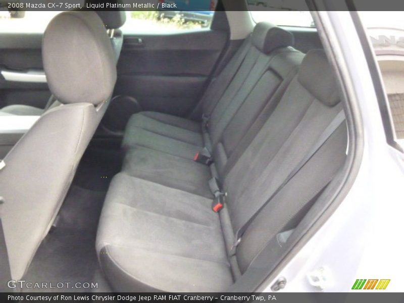 Liquid Platinum Metallic / Black 2008 Mazda CX-7 Sport