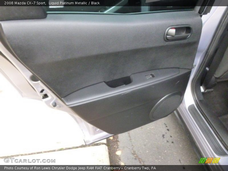 Liquid Platinum Metallic / Black 2008 Mazda CX-7 Sport