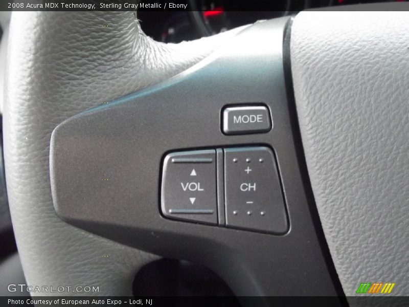 Sterling Gray Metallic / Ebony 2008 Acura MDX Technology