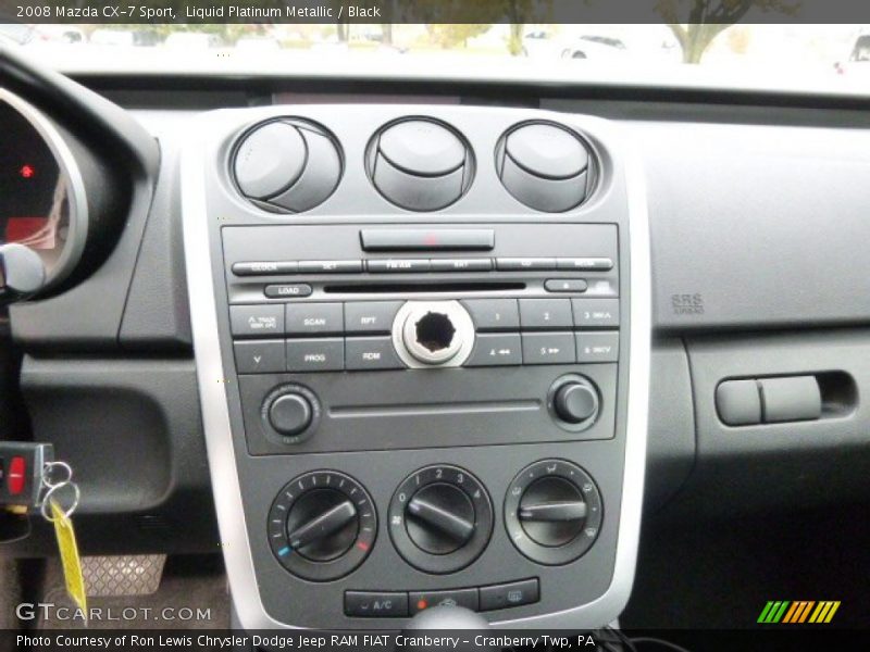 Liquid Platinum Metallic / Black 2008 Mazda CX-7 Sport