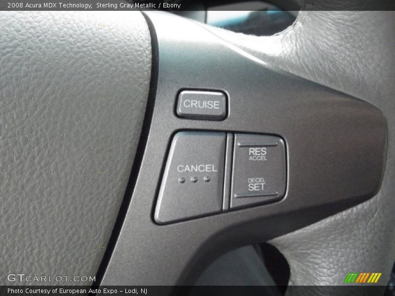 Sterling Gray Metallic / Ebony 2008 Acura MDX Technology