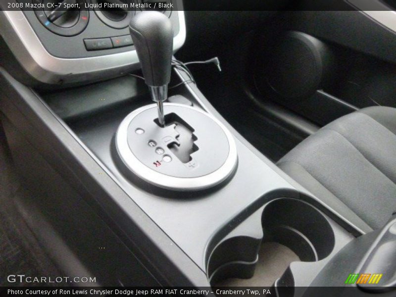 Liquid Platinum Metallic / Black 2008 Mazda CX-7 Sport