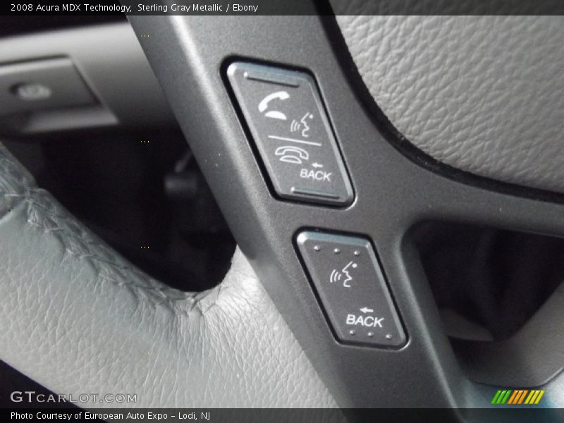 Sterling Gray Metallic / Ebony 2008 Acura MDX Technology