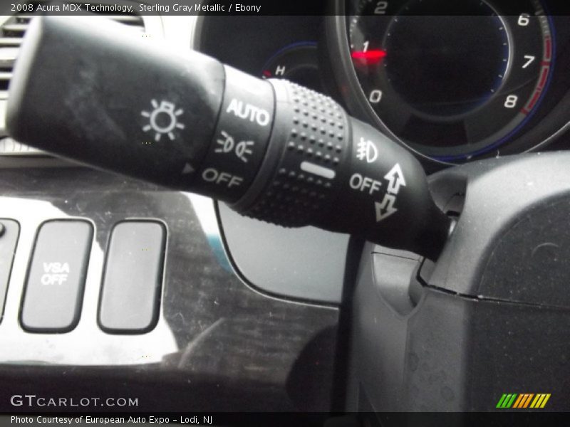 Sterling Gray Metallic / Ebony 2008 Acura MDX Technology