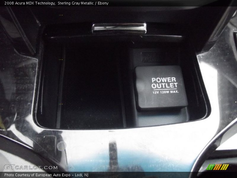 Sterling Gray Metallic / Ebony 2008 Acura MDX Technology