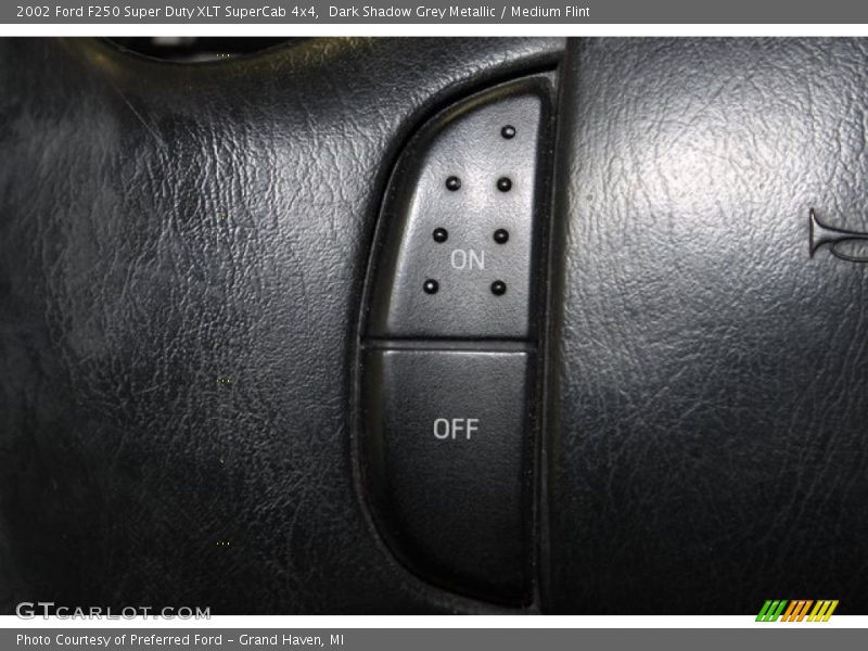 Dark Shadow Grey Metallic / Medium Flint 2002 Ford F250 Super Duty XLT SuperCab 4x4