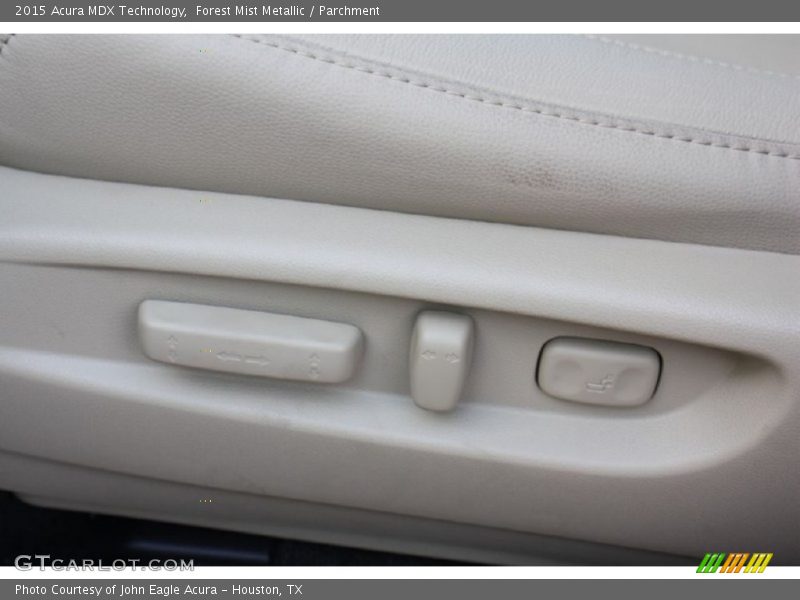 Forest Mist Metallic / Parchment 2015 Acura MDX Technology