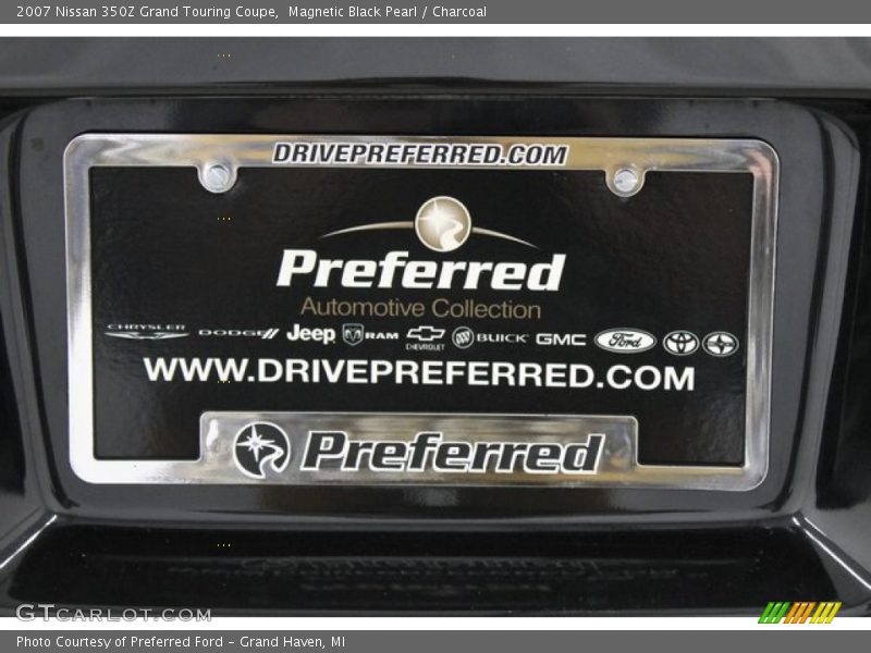 Magnetic Black Pearl / Charcoal 2007 Nissan 350Z Grand Touring Coupe