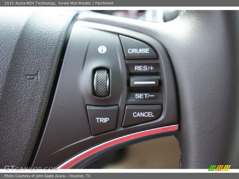Forest Mist Metallic / Parchment 2015 Acura MDX Technology