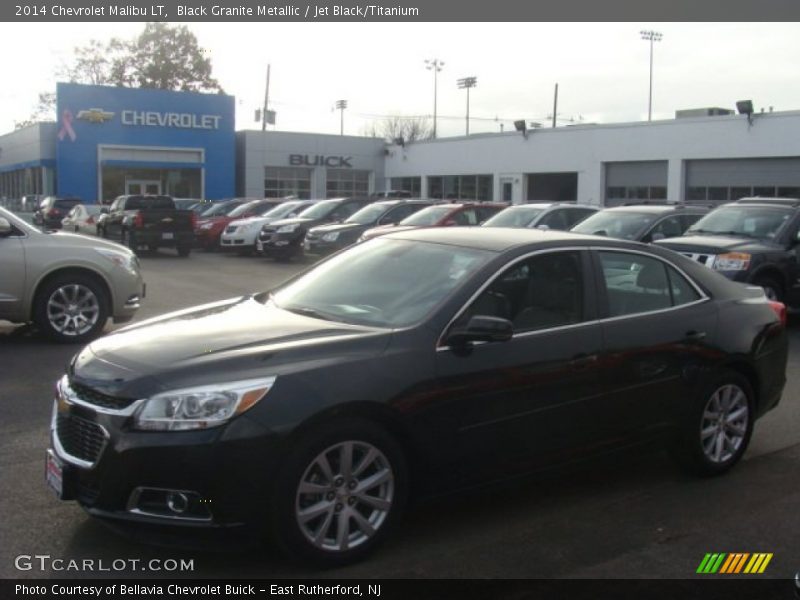Black Granite Metallic / Jet Black/Titanium 2014 Chevrolet Malibu LT