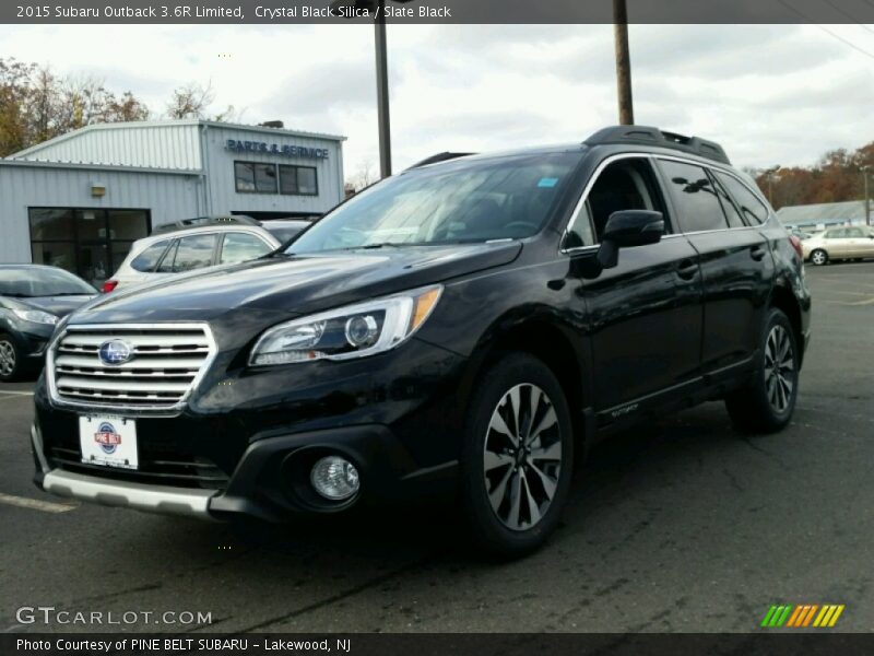 Crystal Black Silica / Slate Black 2015 Subaru Outback 3.6R Limited