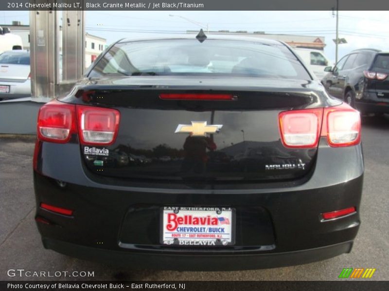 Black Granite Metallic / Jet Black/Titanium 2014 Chevrolet Malibu LT