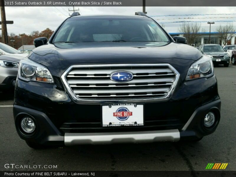 Crystal Black Silica / Slate Black 2015 Subaru Outback 3.6R Limited