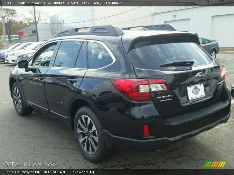 Crystal Black Silica / Slate Black 2015 Subaru Outback 3.6R Limited